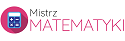 Logo z napisem Mistrz matematyki